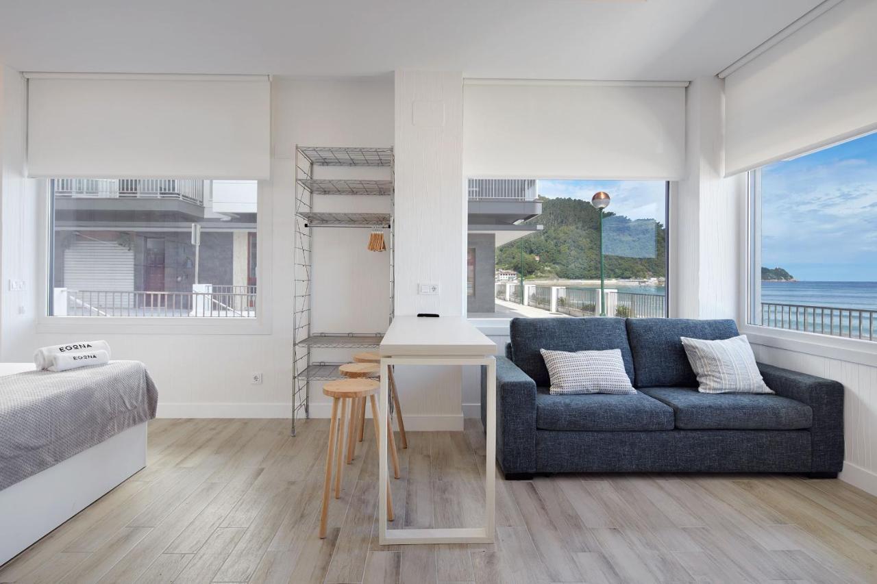 Apartamentos Egona Zarautz Sobre El Mar エクステリア 写真