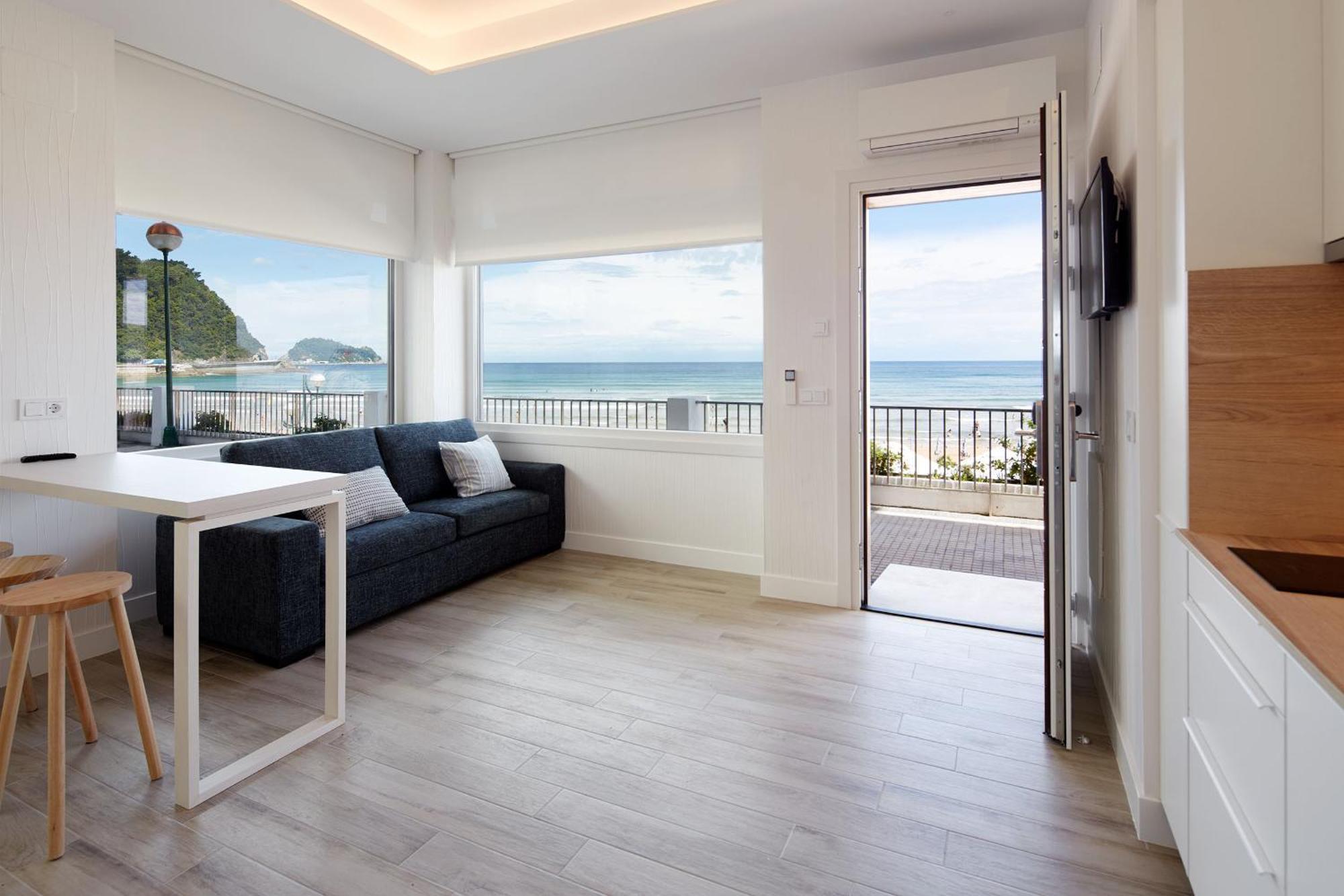 Apartamentos Egona Zarautz Sobre El Mar エクステリア 写真